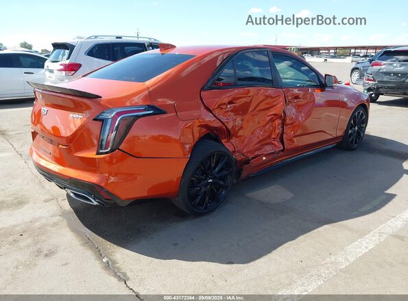 1G6DC5RK4P0104403 2023 CADILLAC CT4 Orange Задня права чверть