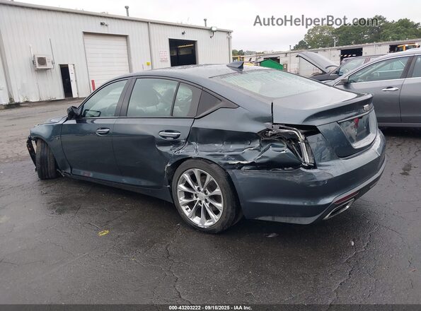 1G6DN5RK3M0118430 2021 CADILLAC CT5 Blue Trasero izquierdo