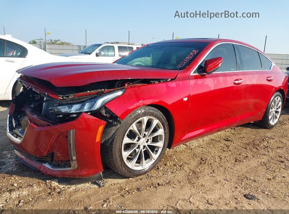 1G6DN5RK8L0139711 2020 CADILLAC CT5 Red Front left
