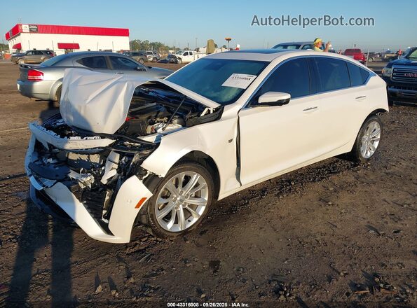 1G6DN5RW1S0105143 2025 CADILLAC CT5 White Przód lewy