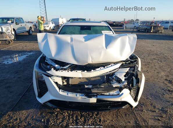 1G6DN5RW1S0105143 2025 CADILLAC CT5 White Widok deski rozdzielczej