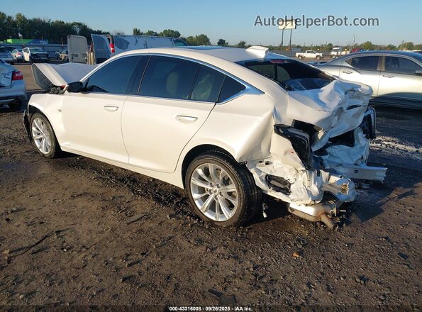 1G6DN5RW1S0105143 2025 CADILLAC CT5 White Tył lewy