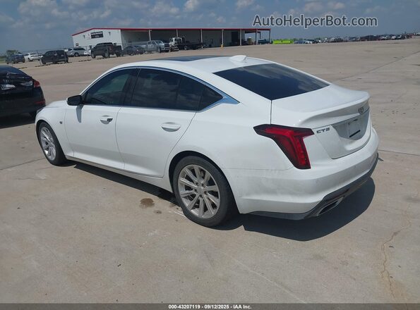 1G6DW5RK1P0112367 2023 CADILLAC CT5 White უკანა მარცხენა