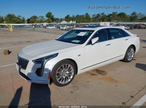 1G6KB5RS7LU111424 2020 CADILLAC CT6 White Առջևի ձախ երեք քառորդ տեսարան