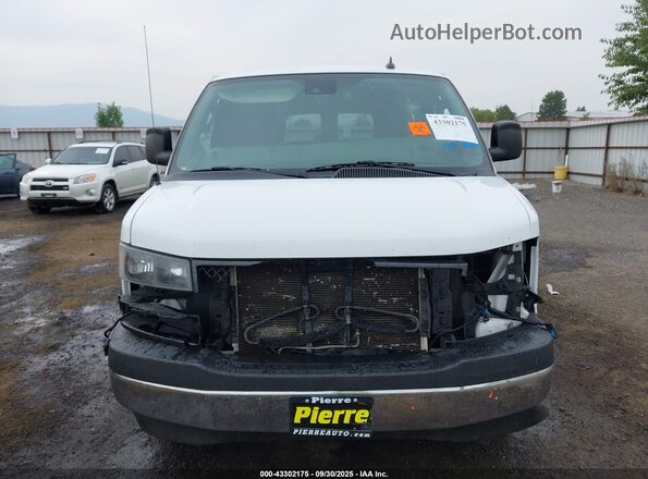 1GAWGFFG0L1155958 2020 CHEVROLET EXPRESS White Instrument cluster view
