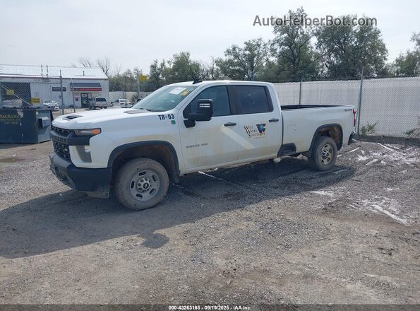 1GC1YLE71LF167263 2020 CHEVROLET SILVERADO White Передня ліва чверть