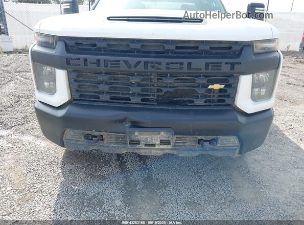 1GC1YLE71LF167263 2020 CHEVROLET SILVERADO White Вид спереду