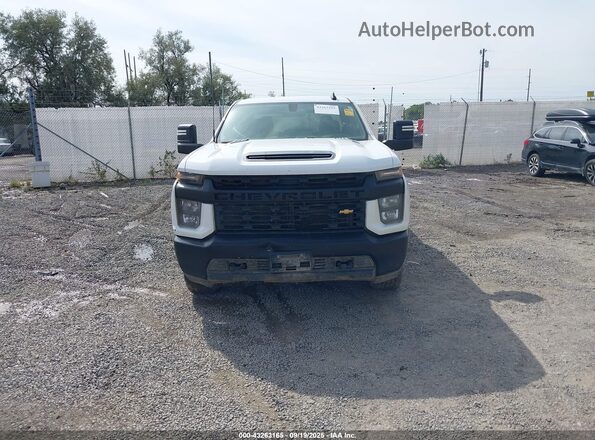 1GC1YLE71LF167263 2020 CHEVROLET SILVERADO White Вид щитка приладів