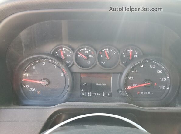 1GC1YLEY2LF185067 2020 CHEVROLET SILVERADO White Vista del cuadro de instrumentos