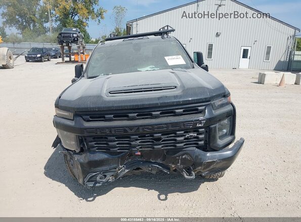 1GC1YME74LF219412 2020 CHEVROLET SILVERADO Black Vista del cuadro de instrumentos