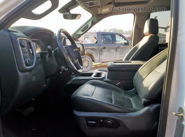 1GC4YPEY5LF219250 2020 CHEVROLET SILVERADO White წინა სალონის ხედი