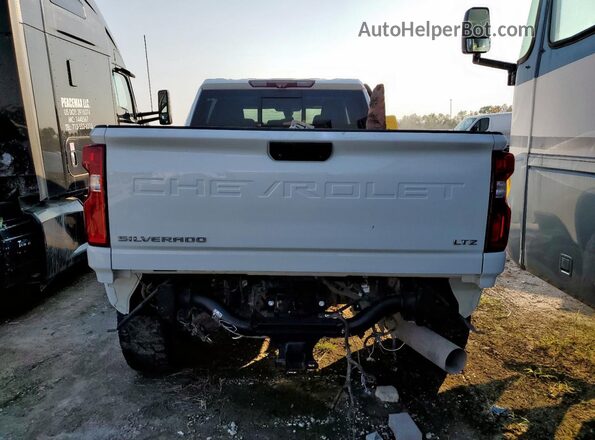 1GC4YPEY5LF219250 2020 CHEVROLET SILVERADO White უკანა ხედი