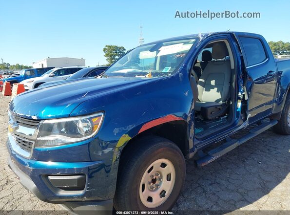 1GCGSBEN4L1109584 2020 CHEVROLET COLORADO Blue Вид спереду