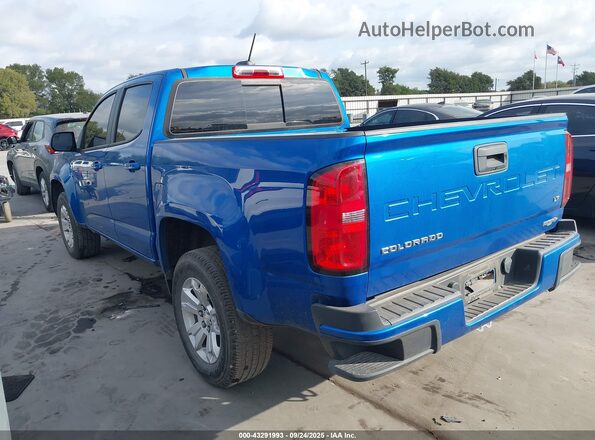 1GCGSCEA3N1177266 2022 CHEVROLET COLORADO Blue Trasero izquierdo