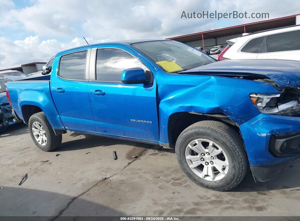 1GCGSCEA3N1177266 2022 CHEVROLET COLORADO Blue Vista interior trasera