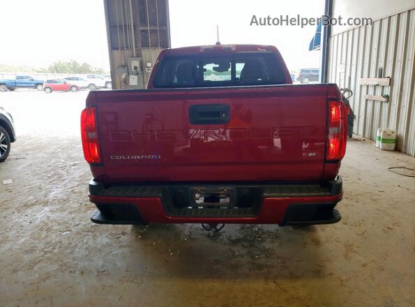 1GCGSCEN0M1263667 2021 CHEVROLET COLORADO Red უკანა ხედი
