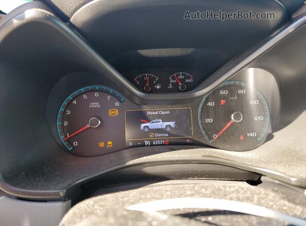 1GCGSCEN8L1132534 2020 CHEVROLET COLORADO Gray Widok zestawu wskaźników