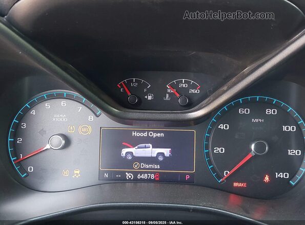 1GCGSDEN0L1101459 2020 CHEVROLET COLORADO Black Հետևի նստատեղերի տեսք