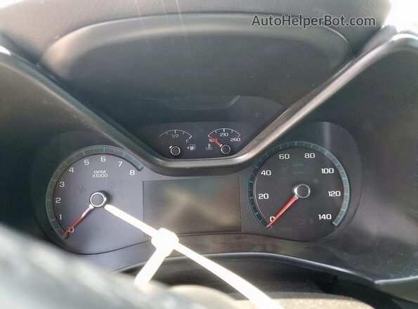 1GCGSDEN6L1139309 2020 CHEVROLET COLORADO Black Widok zestawu wskaźników