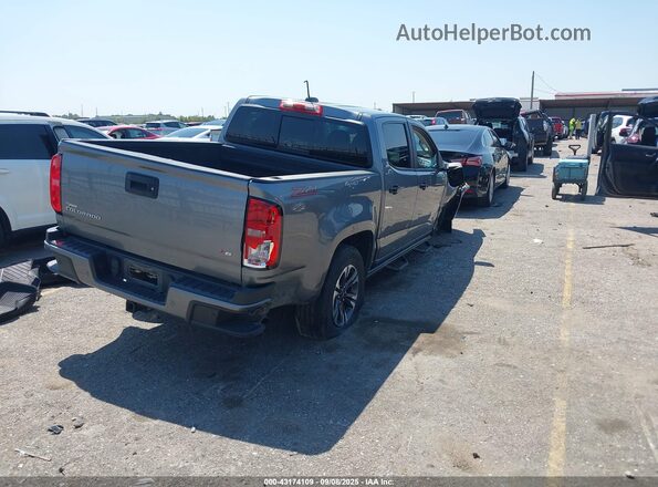 1GCGSDEN7M1221860 2021 CHEVROLET COLORADO Gray უკანა მარჯვენა