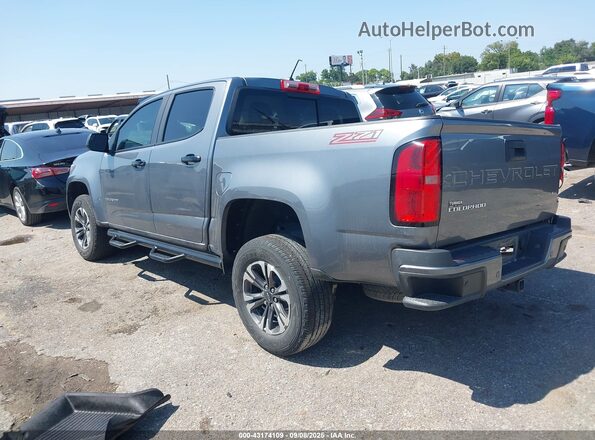 1GCGSDEN7M1221860 2021 CHEVROLET COLORADO Gray უკანა მარცხენა