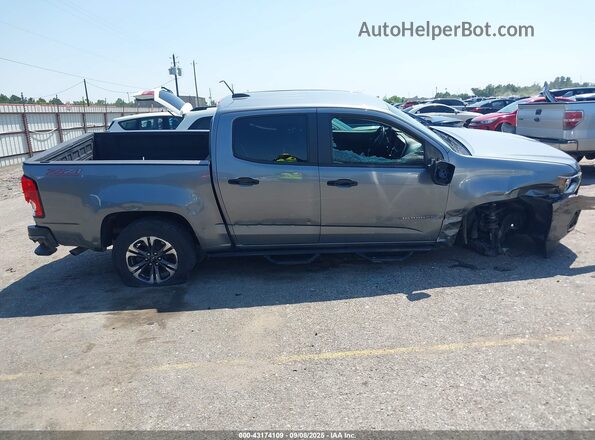 1GCGSDEN7M1221860 2021 CHEVROLET COLORADO Gray სალონის 360-გრადუსიანი ხედი