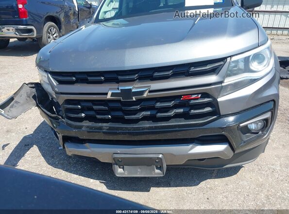 1GCGSDEN7M1221860 2021 CHEVROLET COLORADO Gray უკანა სალონის ხედი