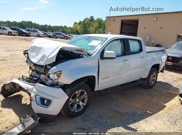 1GCGSDEN9K1314005 2019 CHEVROLET COLORADO White წინა მარცხენა ხედი სამი მეოთხედიდან