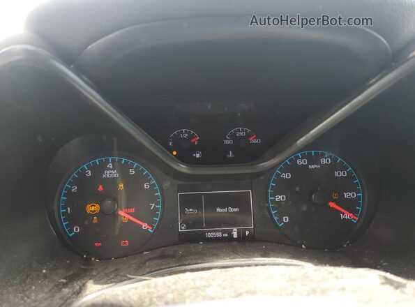 1GCGTBEN4L1162024 2020 CHEVROLET COLORADO White Սարքավորումների վահանակի տեսք