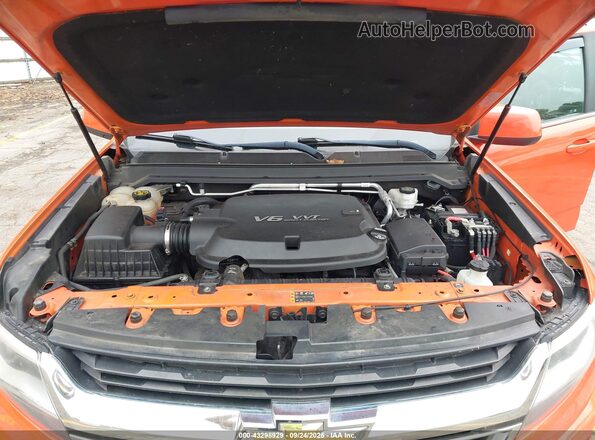1GCGTCEN1K1233944 2019 CHEVROLET COLORADO Orange Vista trasera