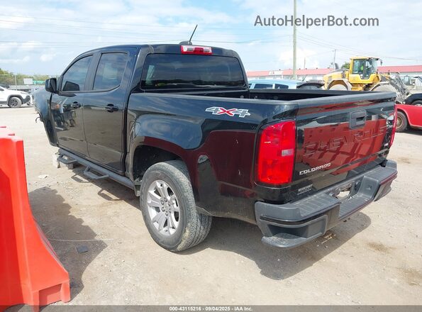 1GCGTCEN8M1125629 2021 CHEVROLET COLORADO Black Trasero izquierdo