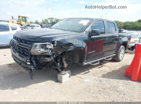 1GCGTCEN8M1125629 2021 CHEVROLET COLORADO Black Vista tres cuartos delantera izquierda