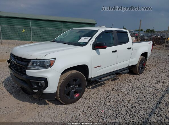 1GCGTCENXM1221181 2021 CHEVROLET COLORADO White Vista tres cuartos delantera izquierda