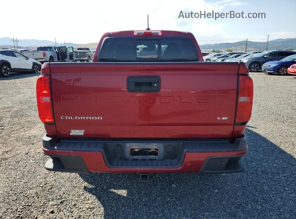 1GCGTDEN0M1110970 2021 CHEVROLET COLORADO Red Widok z tyłu