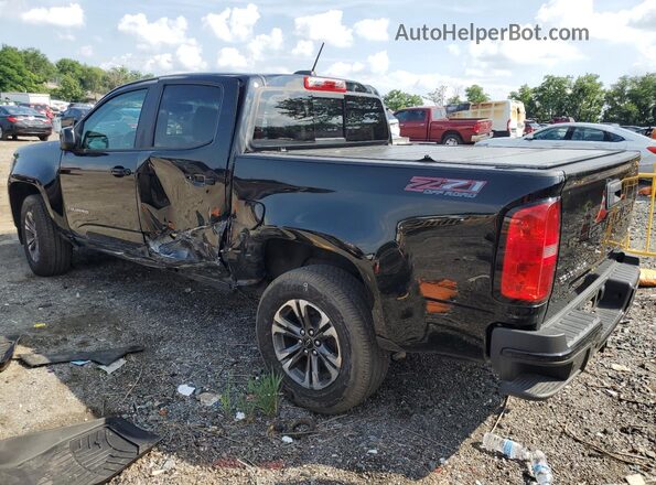 1GCGTDEN1M1112808 2021 CHEVROLET COLORADO Black Trasero izquierdo