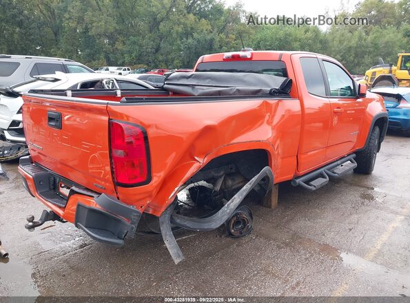 1GCHSBEA2M1115127 2021 CHEVROLET COLORADO Orange Trasero derecho