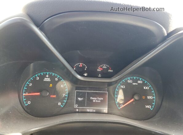 1GCHSBEAXL1233263 2020 CHEVROLET COLORADO White Սարքավորումների վահանակի տեսք