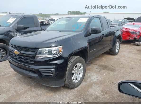 1GCHSCEA0M1235854 2021 CHEVROLET COLORADO Black Առջևի ձախ երեք քառորդ տեսարան