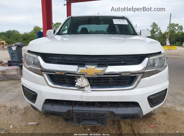 1GCHSCEA2L1154711 2020 CHEVROLET COLORADO White Vista del cuadro de instrumentos