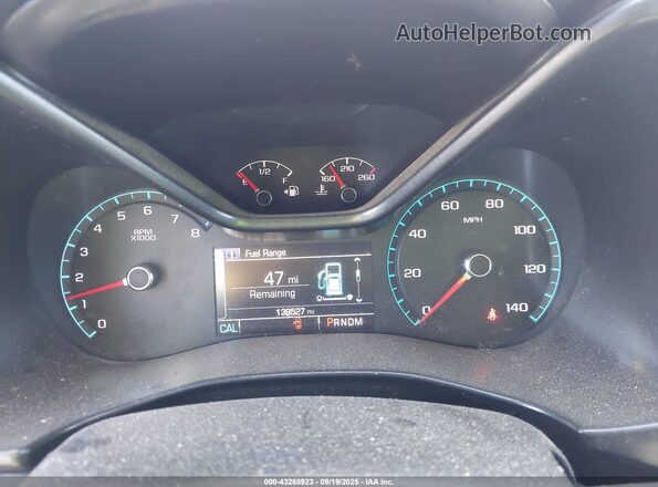1GCHSCEA4G1367889 2016 CHEVROLET COLORADO Red Widok tylnych siedzeń