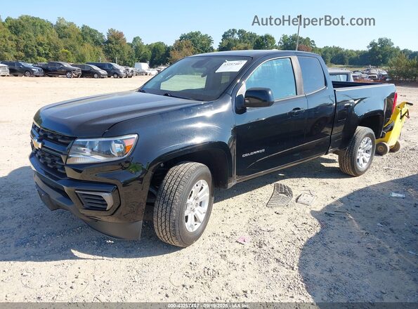1GCHSCEA6M1234904 2021 CHEVROLET COLORADO Black Առջևի ձախ երեք քառորդ տեսարան