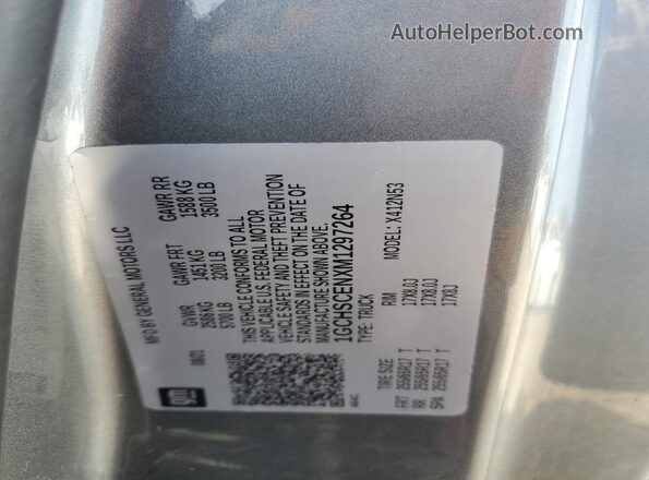 1GCHSCENXM1297264 2021 CHEVROLET COLORADO Серый 