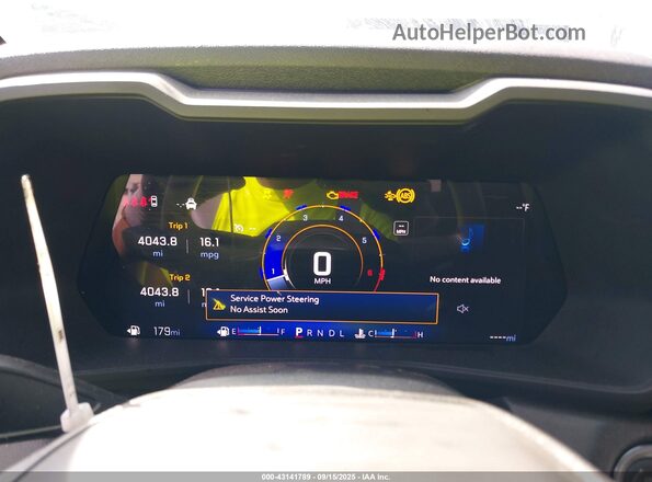1GCPSBEK5S1187683 2025 CHEVROLET COLORADO Серебряный Вид задних сидений