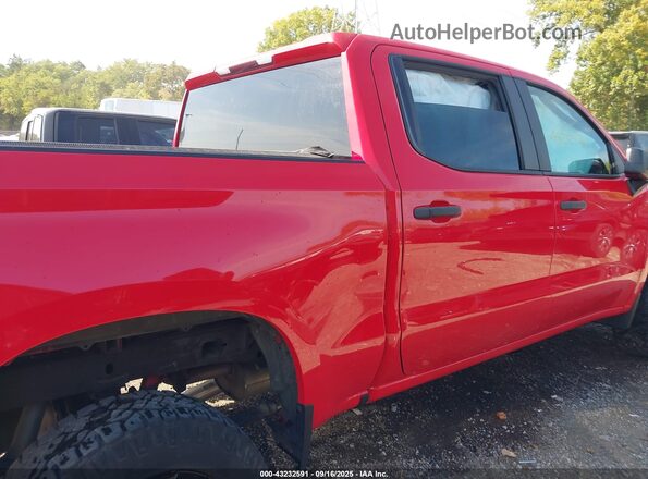 1GCPYCEF0LZ153399 2020 CHEVROLET SILVERADO Red Սալոնի հետևի տեսք