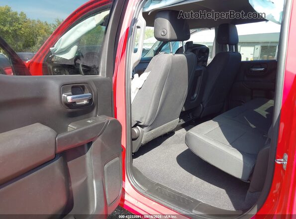 1GCPYCEF0LZ153399 2020 CHEVROLET SILVERADO Red VIN կոդի պիտակի տեսք