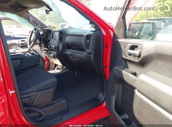 1GCPYCEF0LZ153399 2020 CHEVROLET SILVERADO Red Սալոնի դիմացի տեսք