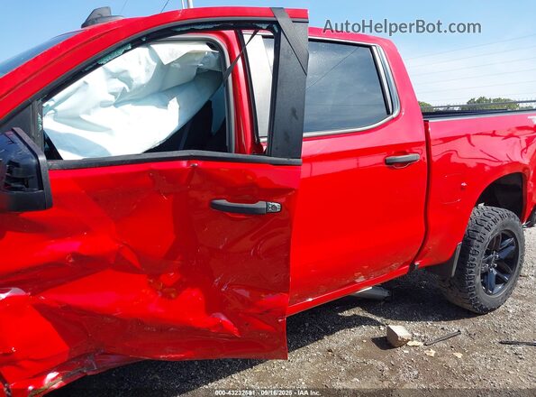 1GCPYCEF0LZ153399 2020 CHEVROLET SILVERADO Red Սալոնի 360 աստիճան տեսք
