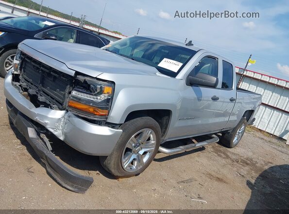 1GCRCPEC8HZ350767 2017 CHEVROLET SILVERADO Silver წინა მარცხენა ხედი სამი მეოთხედიდან