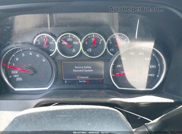 1GCRWCED1LZ162366 2020 CHEVROLET SILVERADO Blue უკანა სავარძლების ხედი