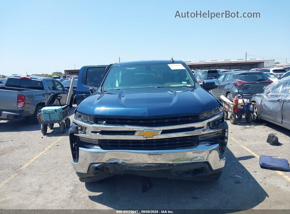 1GCRWCED1LZ162366 2020 CHEVROLET SILVERADO Blue წინა პანელის ხედი